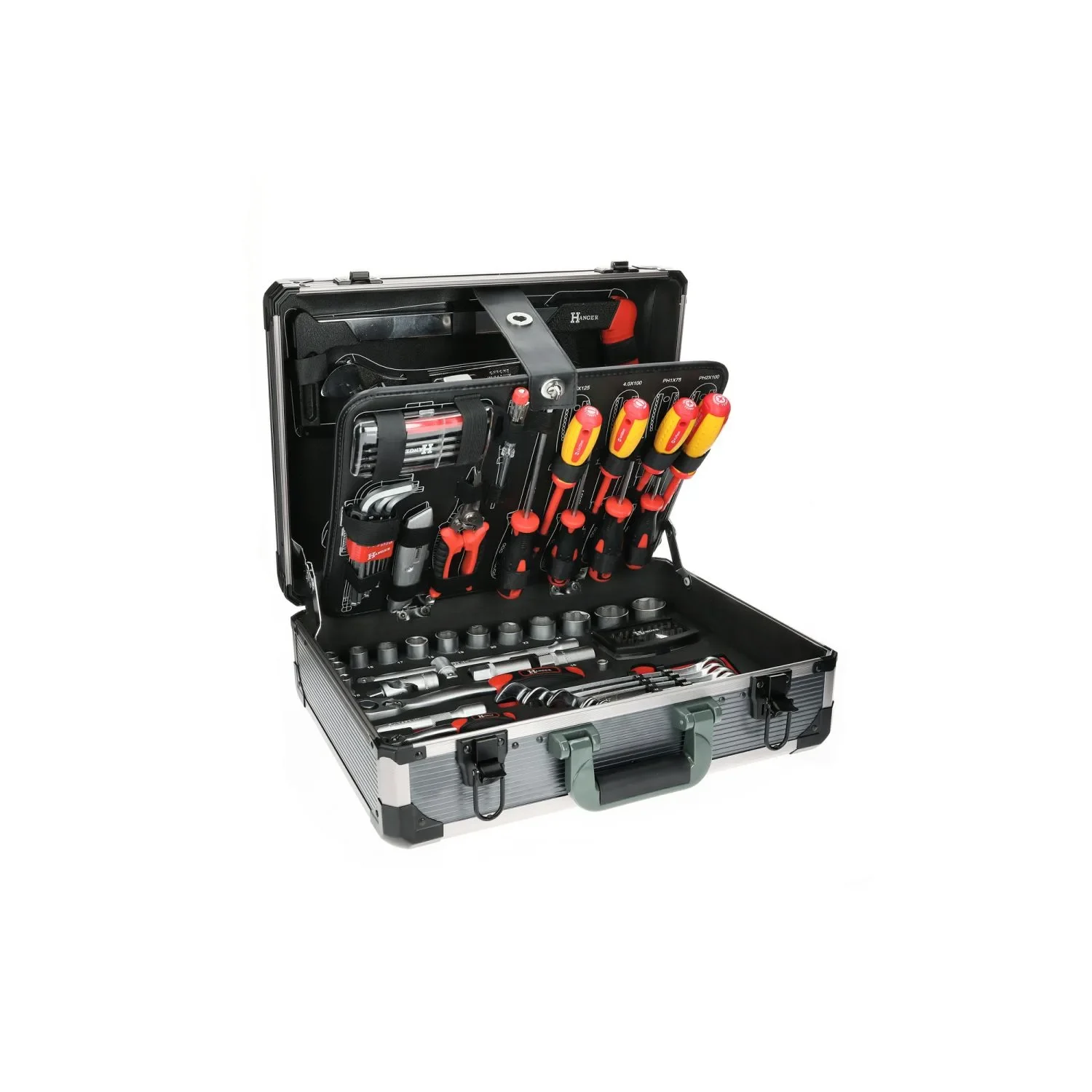 Mallette de maintenance professionnelle Hanger 121 outils - 251009 — vue 1