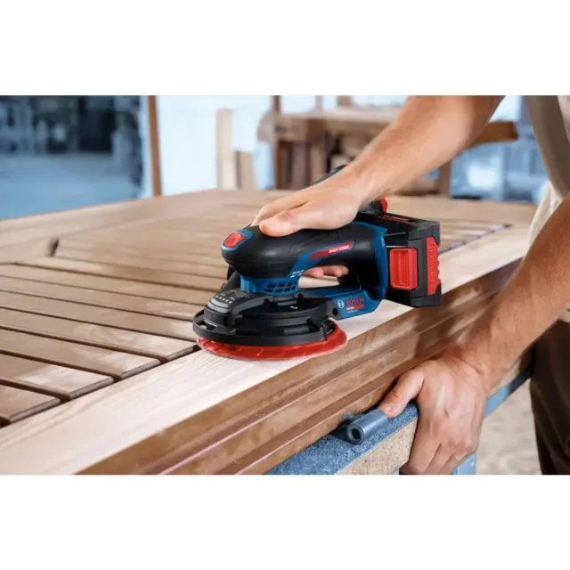 Ponceuse excentrique 18V Bosch Expert EXEX18V-150-5 (sans batterie ni chargeur) + coffret L-BOXX - 0601372900 — vue 6