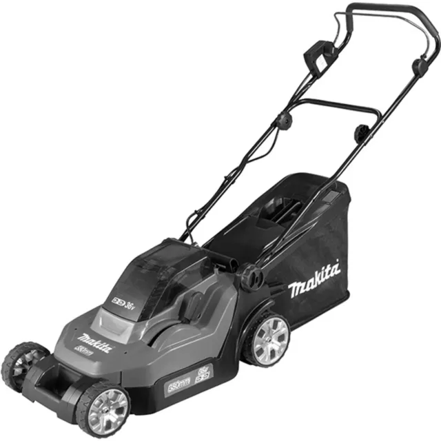 Tondeuse 36V (2x18V) LXT Makita DLM382CM2 + 2 batteries 4 Ah + chargeur double en boite carton — vue 1