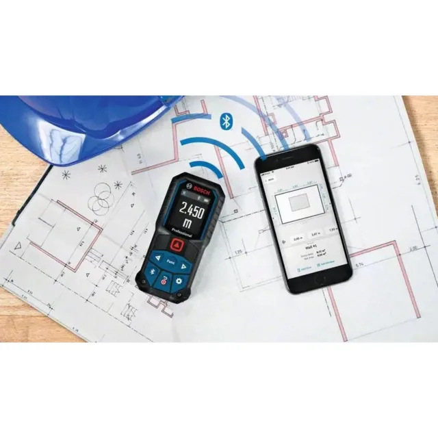 Télémètre laser 2 x 1,5V Bosch GLM 50-27 C Professional rouge + 2 piles AA - 0601072T00 — vue 5