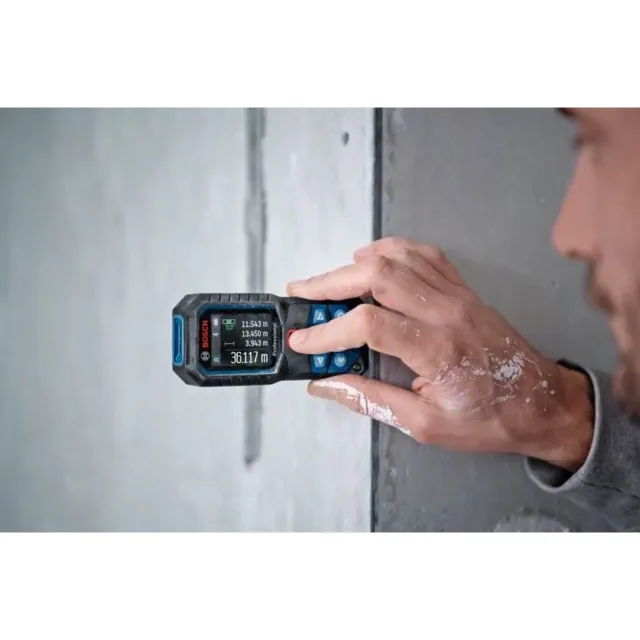 Télémètre laser 2 x 1,5V Bosch GLM 50-27 C Professional rouge + 2 piles AA - 0601072T00 — vue 7