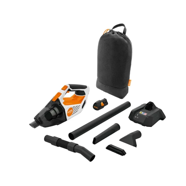 Aspirateur à main à batterie Stihl SEA 20 (machine complète) avec accessoires — vue 1