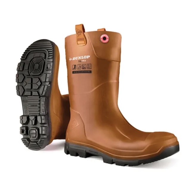 Bottes de sécurité fourrées RIGAIR PRO FUR S5 SRA SRC CI Dunlop® Coverguard 9RFPO90 — vue 1
