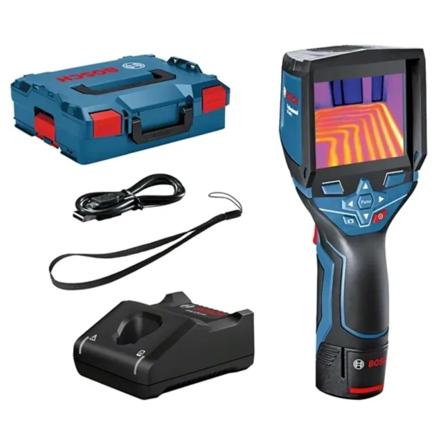 Camera thermique 12V Bosch GTC 400 C Professional + 1 batterie 2Ah + chargeur + L-BOXX - 0601083101 — vue 1