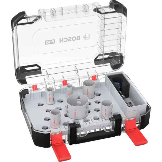 Coffret 6 scies trépans Bosch PRO Multi Material PC Plus - 2608594423 — vue 1