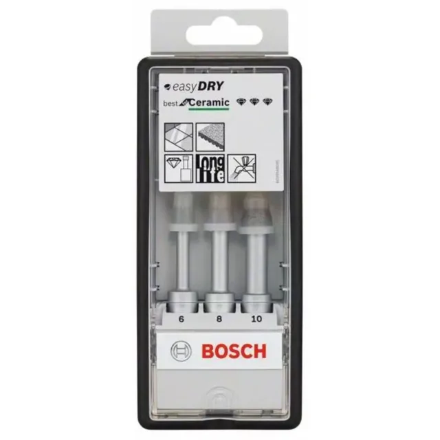 Coffret de 3 forets diamantés Bosch Easy Dry Robuste line - 2608587145 — vue 3
