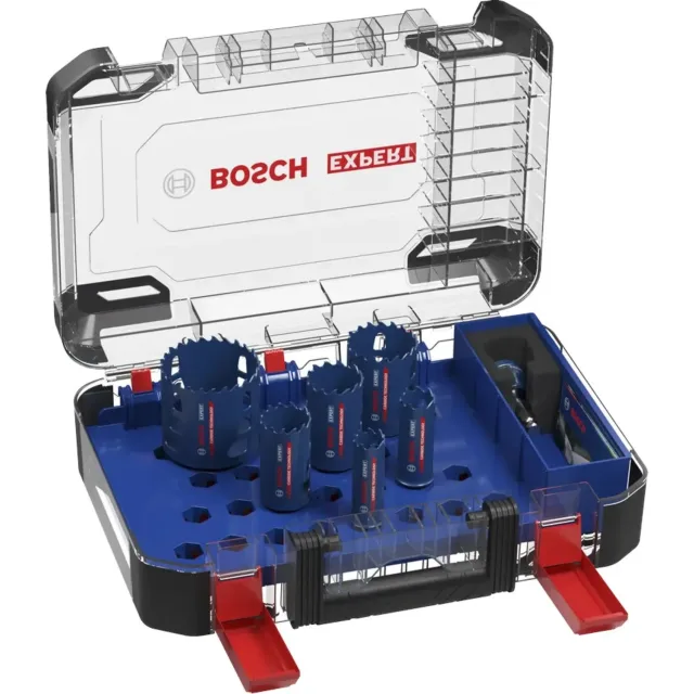 Coffret de 6 scies trépans Bosch EXPERT Multi Material Power Change Plus 22 - 25 - 35 - 40 - 51 - 68 mm - 2608901907 — vue 1