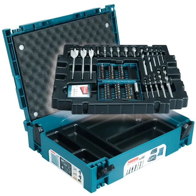 Coffret de 66 outils et accessoires MAKPAC Makita - B-43044 — vue 1