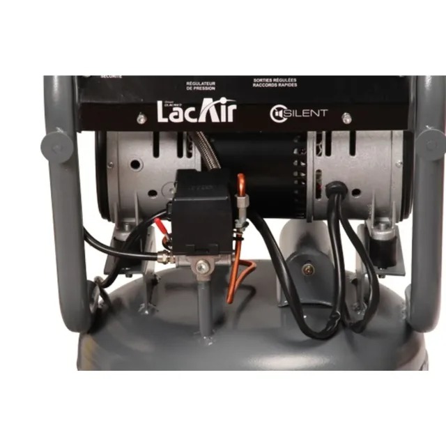 Compresseur 1100W Lacme Silent 12/40 V SH 12 m3/h 40 l - 461930 — vue 3