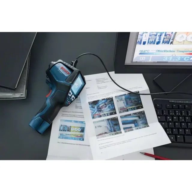 Détecteur thermique Bosch GIS 1000 C Professional + batterie + chargeur + coffret L-BOXX - 0601083301 — vue 5