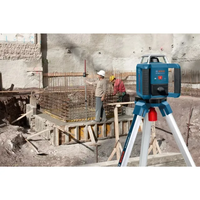 Laser rotatif Bosch GRL 400 H Professional + 2 piles 1,5 V LR20 + 1 pile 9V 6LR61 + coffret - 0601061800 — vue 6