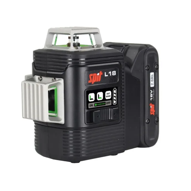 Laser vert 18V Spit L18 3D 360° (sans batterie ni chargeur) avec trépied + coffret KEYBOX - 054558 — vue 1
