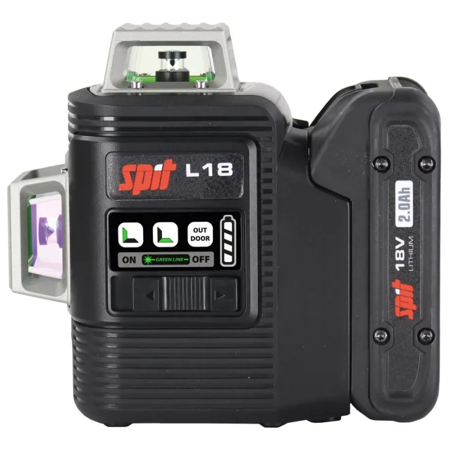Laser vert 18V Spit L18 3D 360° (sans batterie ni chargeur) avec trépied + coffret KEYBOX - 054558 — vue 4