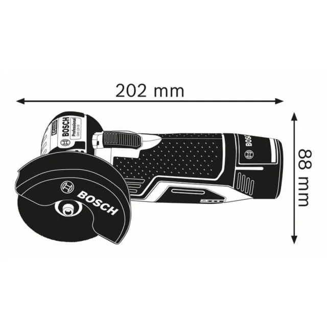 Mini-meuleuse Bosch Professional GWS 12V-76 — Outil nu · L-BOXX — vue 4