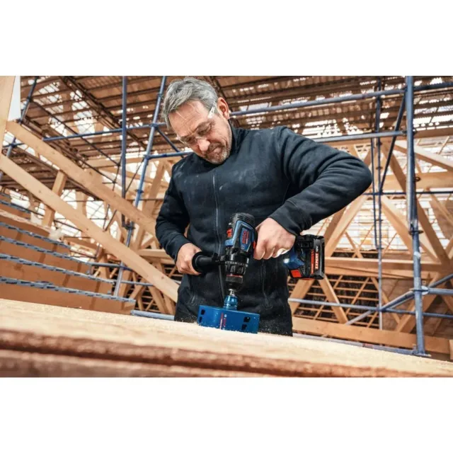 Perceuse-visseuse 18V Bosch Expert EXSR18V-150 Biturbo Brushless (sans batterie ni chargeur) + coffret L-BOXX - 06019R2200 — vue 4
