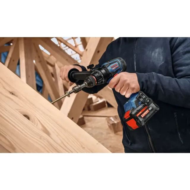 Perceuse-visseuse 18V Bosch Expert EXSR18V-150 Biturbo Brushless (sans batterie ni chargeur) + coffret L-BOXX - 06019R2200 — vue 8