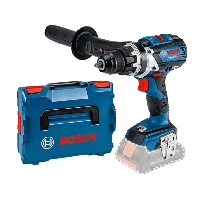 Perceuse-visseuse 18V Bosch GSR 18V-110 C (sans batterie ni chargeur) + L-BOXX - 06019G0109 — vue 1