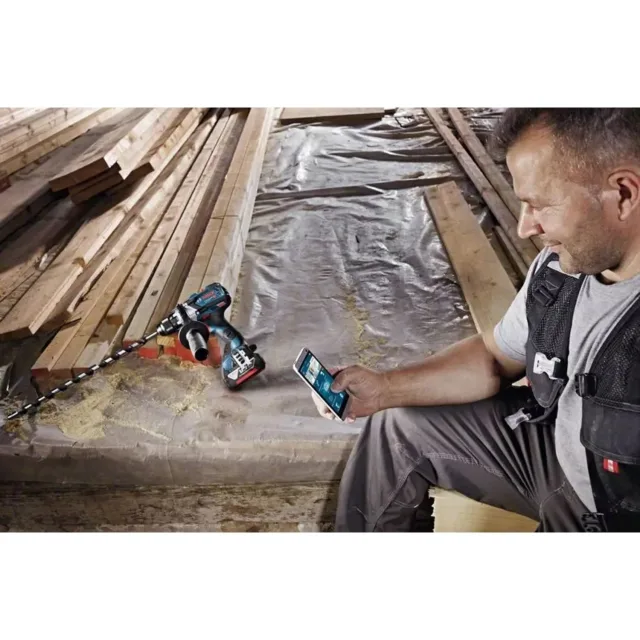 Perceuse-visseuse 18V Bosch GSR 18V-110 C (sans batterie ni chargeur) + L-BOXX - 06019G0109 — vue 4