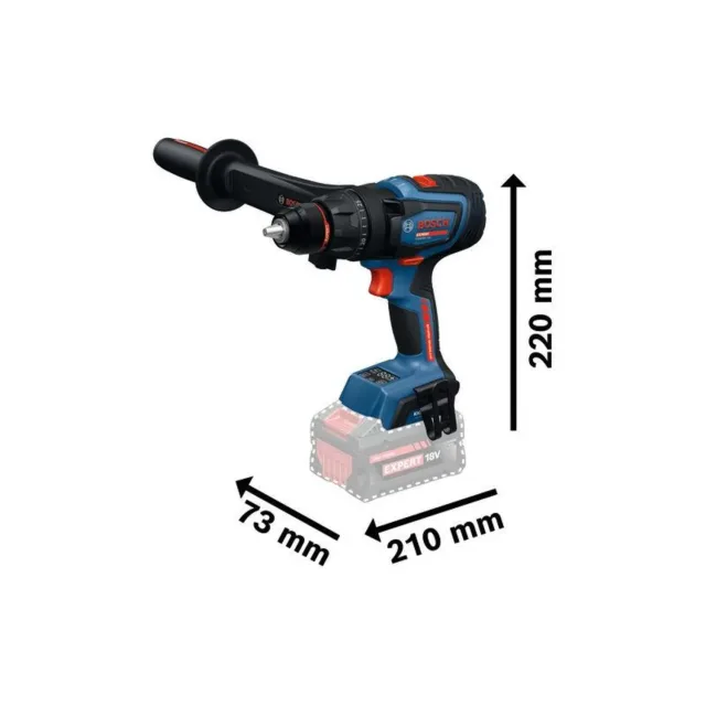 Perceuse-visseuse à percussion 18V Bosch EXPERT EXSB18V-150 (sans batterie ni chargeur) avec L-BOXX - 06019R3200 — vue 3